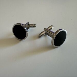Ox & Bull Black Sterling Silver Cufflinks
